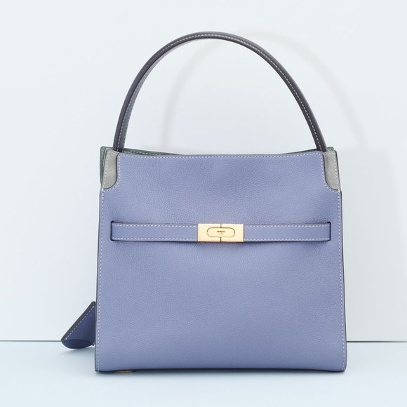 Tory Burch Blue and Gray Lee Radziwill - Picture 1 of 16